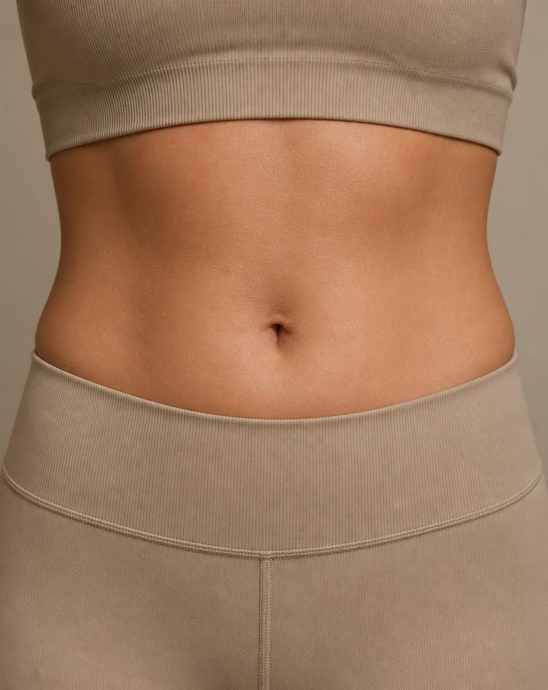 Contorno corporal abdominal — antes