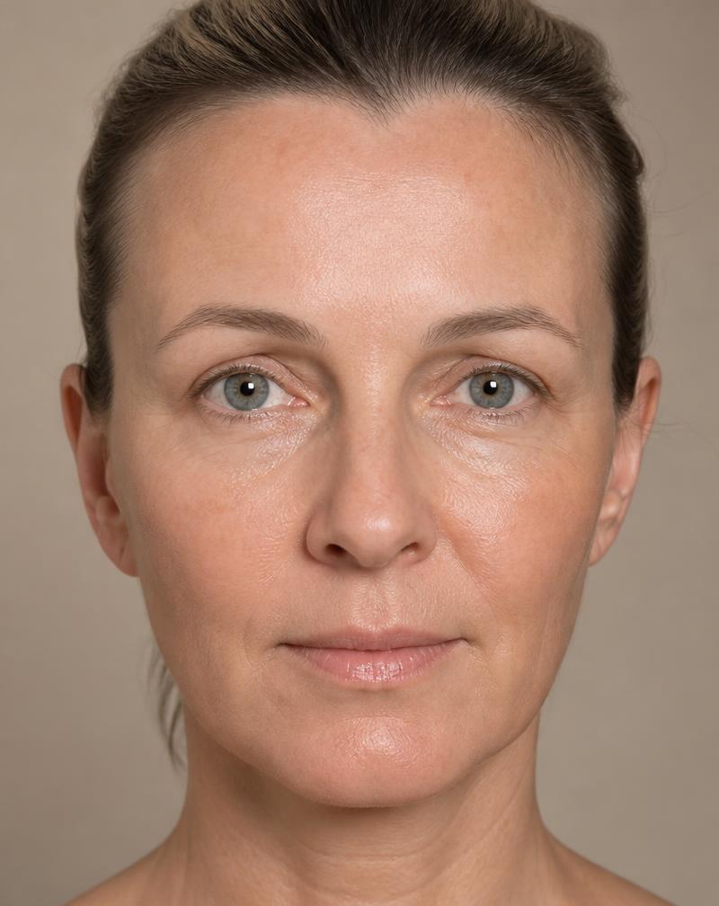 Rejuvenescimento facial global — depois